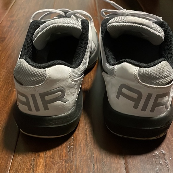 Nike Air Mavin 9 Wolf Grey, White, Black Lace Up Low Basketball Shoes - Picture 4 of 9